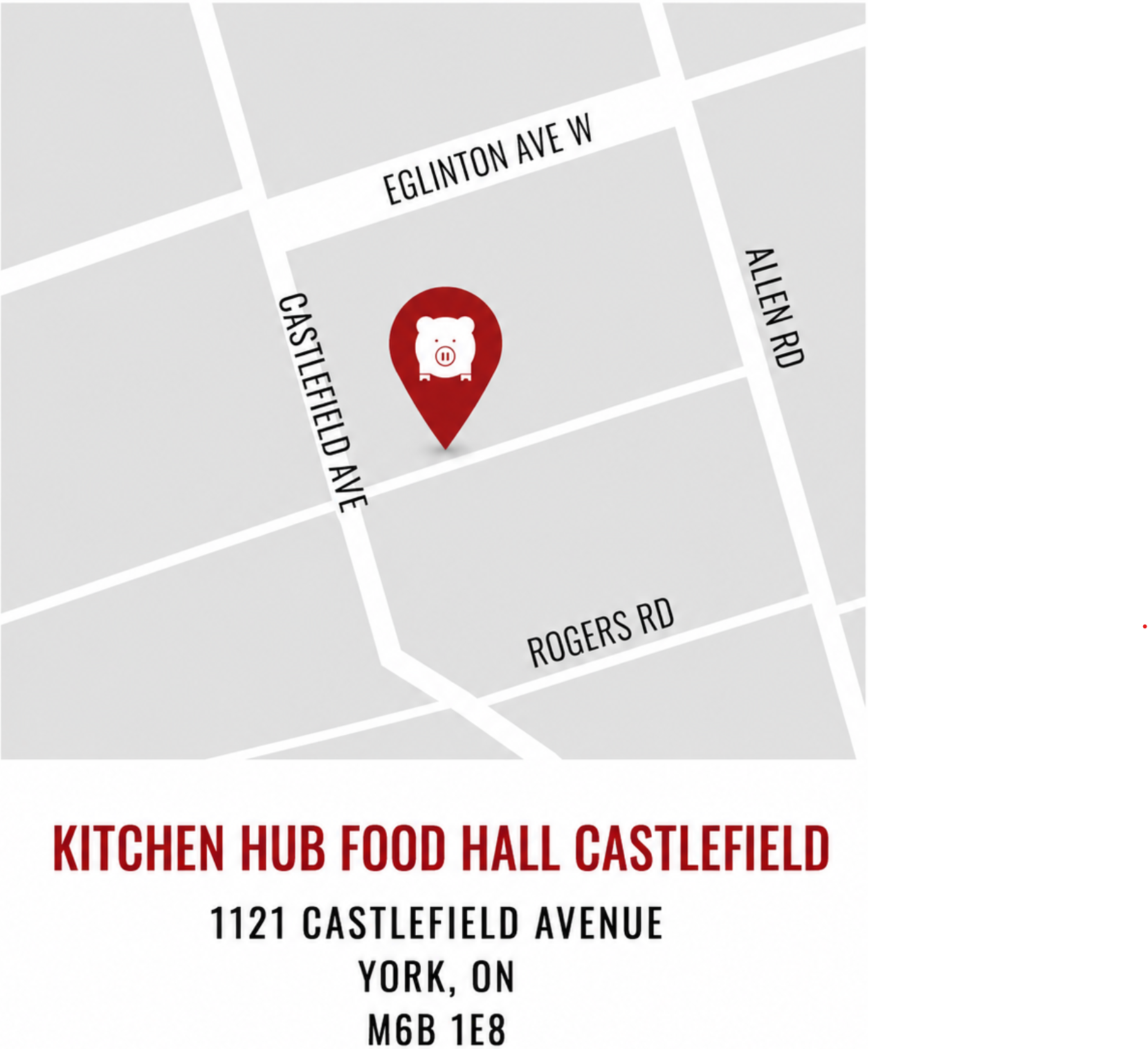 Map of Porchetta & Co. (Castlefield location)